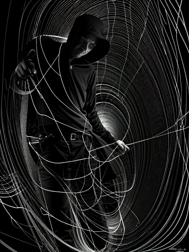 00005-hyperRealism_20-2620-Bob Orsillo style mysterious figure emerges from the shadows in a tangled mess of iridescent wires and glowing mesh, fucked sill.png